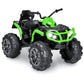 24V Kids Atv, Ride On Toys, Ride-On 4-Wheeler Quad Car Toy For Kids With Bluetooth, 6.5Mph Top Speed, Treaded Tires, Led Headlig