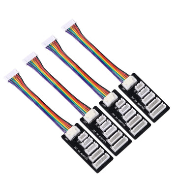 QCCAN 4PCS JST-XH 2-6S Lipo Battery Charge Balance Board Expansion Board Adapter Converter for JST-XH Connector Balance Board
