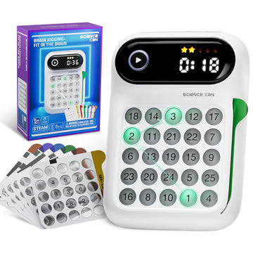 Science Can Speed Numbers - Handheld Games For Kids And Adults, Autism Sensory Toys, Featuring 100 Challenges, Travel Games, Ste