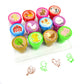 TINYMILLS 12 Pcs Farm Animals Stamp Kit for Kids - Farm Animals Barnyard Self Inking Stamps Gift Party Favors