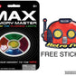 Big Game Toys~Max Memory Game Simon Says Handheld Electronic Game Lights Sound Travel Portable + Free Sticker