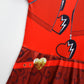 Enqange Girls Halloween Rise Red Costumes Princess Jumpsuits Kids Jumpsuit Carnival Party Dress Up Outfits