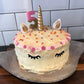 Talking Tables Bday 6 Birthday Candle Cake Topper, Height 8cm, 3, Pink, BDAY-CANDLE-6