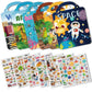 Aannanl Reusable Sticker Book for Toddlers 2-4 Years, 6 Sets of Puffy Sticker Books for Kids Ages 1-3 and 2-4 Years Old Book for