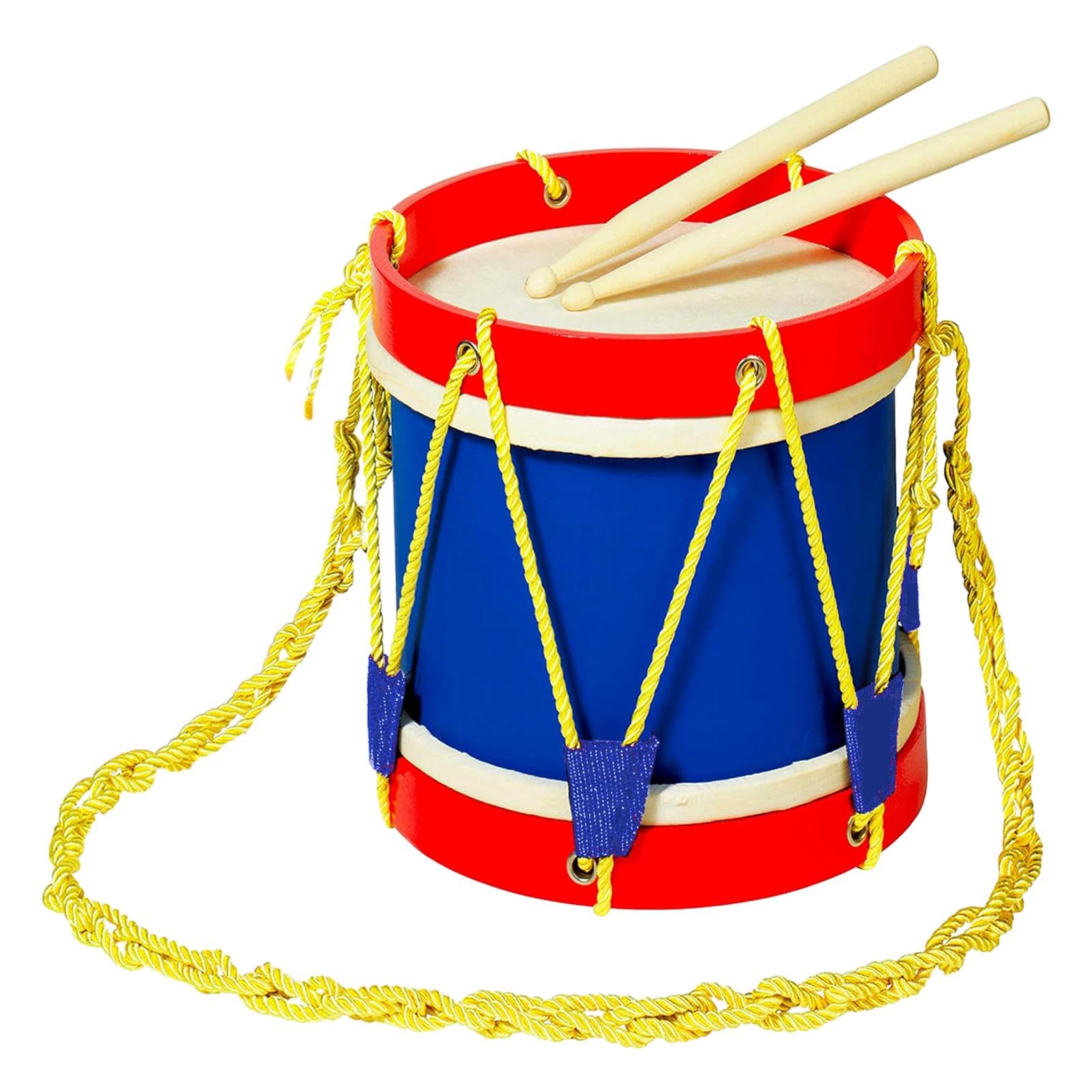 Club BollywoodKids Marching Drum Set 22Cm Wooden Kids Drum For Party Kindergarten Birthday|Toys & Hobbies|Educational|Music & Ar