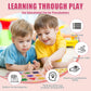 Soupost Toddler Busy Board-Montessori Toys for Boy Girl Birthday Gift, Sensory Learning Toys for Toddlers Busy Book 3-5, Airplan