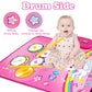 Toys For 1 Year Old Girl Gifts: Baby Musical Mat Toddler Toys Age 1-2 - 3 In 1 Piano Drum Animal Touch Unicorn Toys - Infant Music Toy 12-18 Months Babies Birthday Gifts For 1 2 3 Year Old Boys Girls
