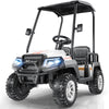 R9 24V Kids Golf Cart, 4 Seats, 4Wd Kids Electric Car W/Remote Control, Spring Suspension, Multimedia Functions Including Music,