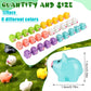 Fuyamp 120Pcs Colorful Mini Resin Pigs Tiny Pigs Miniature Ornament Pig Charms For Garden Landscape Aquarium Dollhouse Birthday