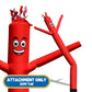Sky Dancers Inflatable Tube Attachment- 20 Feet Tall Wacky Inflatable Tube Guy (Blower Not Included) - Red