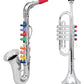My First Saxophone and Trumpet Horn Set