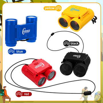Libima 24 Pcs Binoculars With Neck String, 3.74X2.56'' Assorted Colors Novelty Binoculars For Age 3-12 Years Bird Watching And C