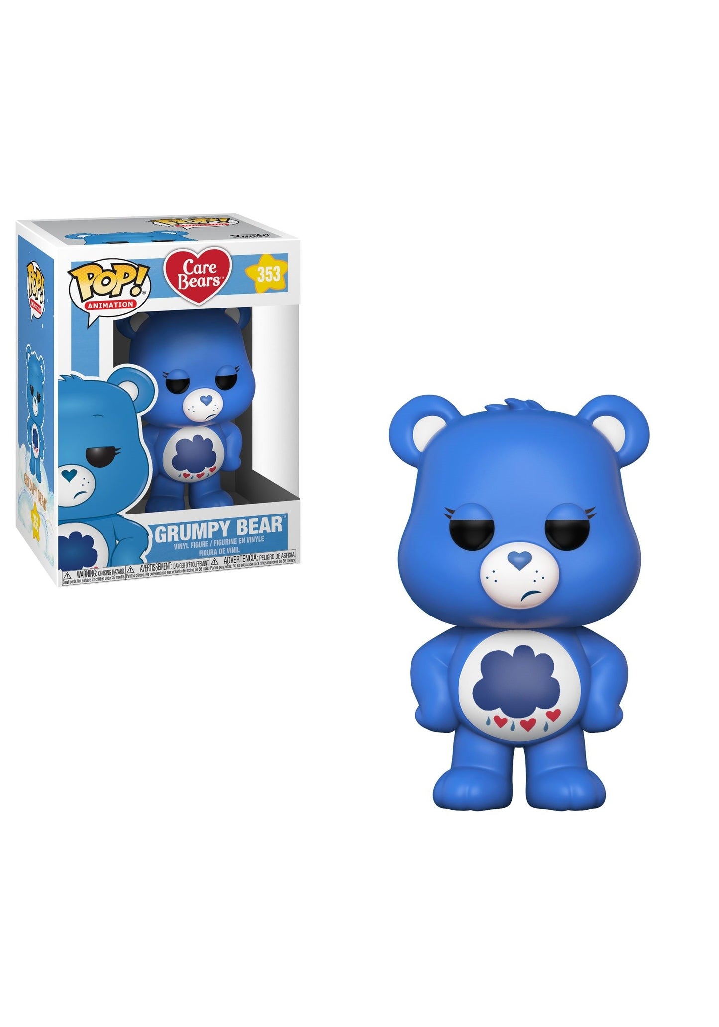 Funko POP! Grumpy Bear Collectible Figure, Vinyl, Multicolor, Model 26713