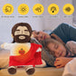 Yelakey Officially Jesus Plush Breathing Soothing Stuffed Animal Heart of Jesus Toy Savior Doll for Church Sunday School Religio