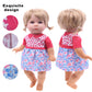 Alive Doll Clothes And Accessories - Baby Doll Dresses Fit For 12 13 14 14.5 Inch Girl Dolls, 6 Sets Doll Outfits Include Doll Dresses, Jumpsuit, Swimsuit Dolls Outfits For Girls Gifts