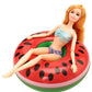 Pool Floaties For Girl Dolls, Fun Swimming Pool Party Ring Inflatable Drink Holder For11.5 Inch Dolls Pool Toys