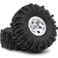 Hobbysoul 64Mm Mud Slingers 1.0 Tires & Heavy Adjustable Offset 1.0 Beadlock Wheels Rims, Negative Offsets 1.0 Wheels And Tires