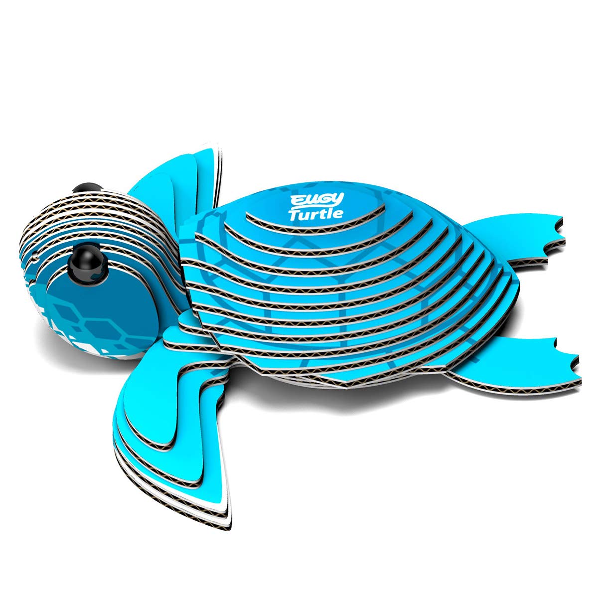Eugy Sea Turtle 3D Puzzle, 26 Piece Eco-Friendly Educational Toy Puzzles For Boys, Girls & Kids Ages 6+