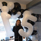 40 Inch White 1 Balloon For First Birthday, Translucent 1St Number Balloons Birthday Decorations For Girl Boy Kids Toddler Baby,