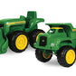 John Deere Sandbox Toys - Includes Dump Truck Toy And Tractor Toy With Loader, Kids Outdoor Toys - Easter Gifts For Kids, Frustr