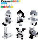 PicassoTiles 1” Magnetic Puzzle Cube Set - 101 pcs Black & White Building Blocks for STEM Learning & Sensory Play, Ages 3+