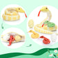 Morismos Giant Snake Stuffed Animal Mommy With Babies, Realistic Stuffed Snakes Plush Toy, 80' Long Yellow Boa Constrictor For Kids, Girls, Boys, 3 Snake Babies, 2 Snake Eggs