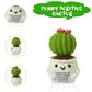 Nqeuepn Crochet Positive Cactus, Handmade Knitted Cactus Toy Cute Funny Potato Emotional Positive Life Doll Ornaments Gifts With Encouraging Card For Adults Kids Friends Room Office Desktop Decor