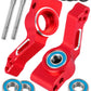 RCMYou RC Aluminum Rear Stub Axle Carriers Upgrades Parts for 1/10 Slash VXL 2WD/Stampede VXL 2WD/Rustler VXL 2WD/Bandit VXL 2WD