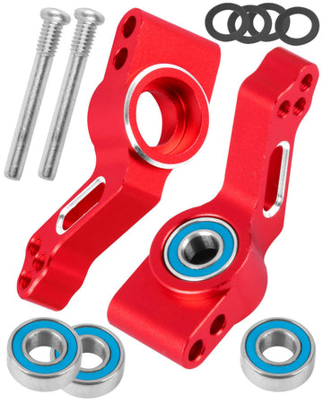 RCMYou RC Aluminum Rear Stub Axle Carriers Upgrades Parts for 1/10 Slash VXL 2WD/Stampede VXL 2WD/Rustler VXL 2WD/Bandit VXL 2WD