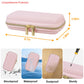 Elonbo Carrying Case for TEBIYOU/ Great Boy/ Beico Handheld Game Console Retro Video Games  Portable Gaming Player Travel Storage Cover  Mini Arcade Electronic Toy Holder Bag  Pink+Pink