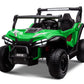 OTTARO 24V XXXL Ride on Cars 2 Seater  Electric Cars Vehicles for Big Kids  4WD Ride on UTV Truck w/Remote Control  25 Spacious Seat  2 Safety Belts  Bright Light  Music Player Bluetooth(Green)