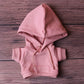 Niannyyhouse 8In(20Cm) Plush Doll Clothes Hoodies With Pocket Jeans Doll Dressup (Pink)