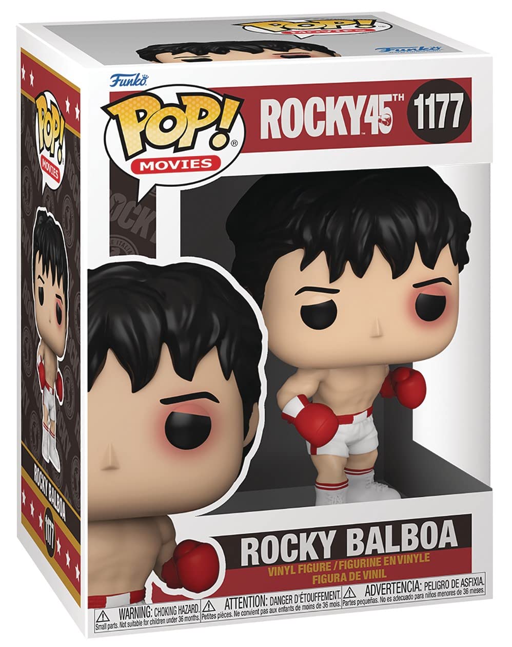 Funko Rocky 45Th Anniversary - Rocky Balboa Pop! Vinyl Figure (Bundled With Compatible Pop Box Protector Case)