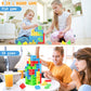 BBnote 48PCS Stack Game for mature-themed & Kids  Tetra Board Tower Games for Family Travel Party  2 Players Balance Stacking Toy Attack  Team Toys Building Block