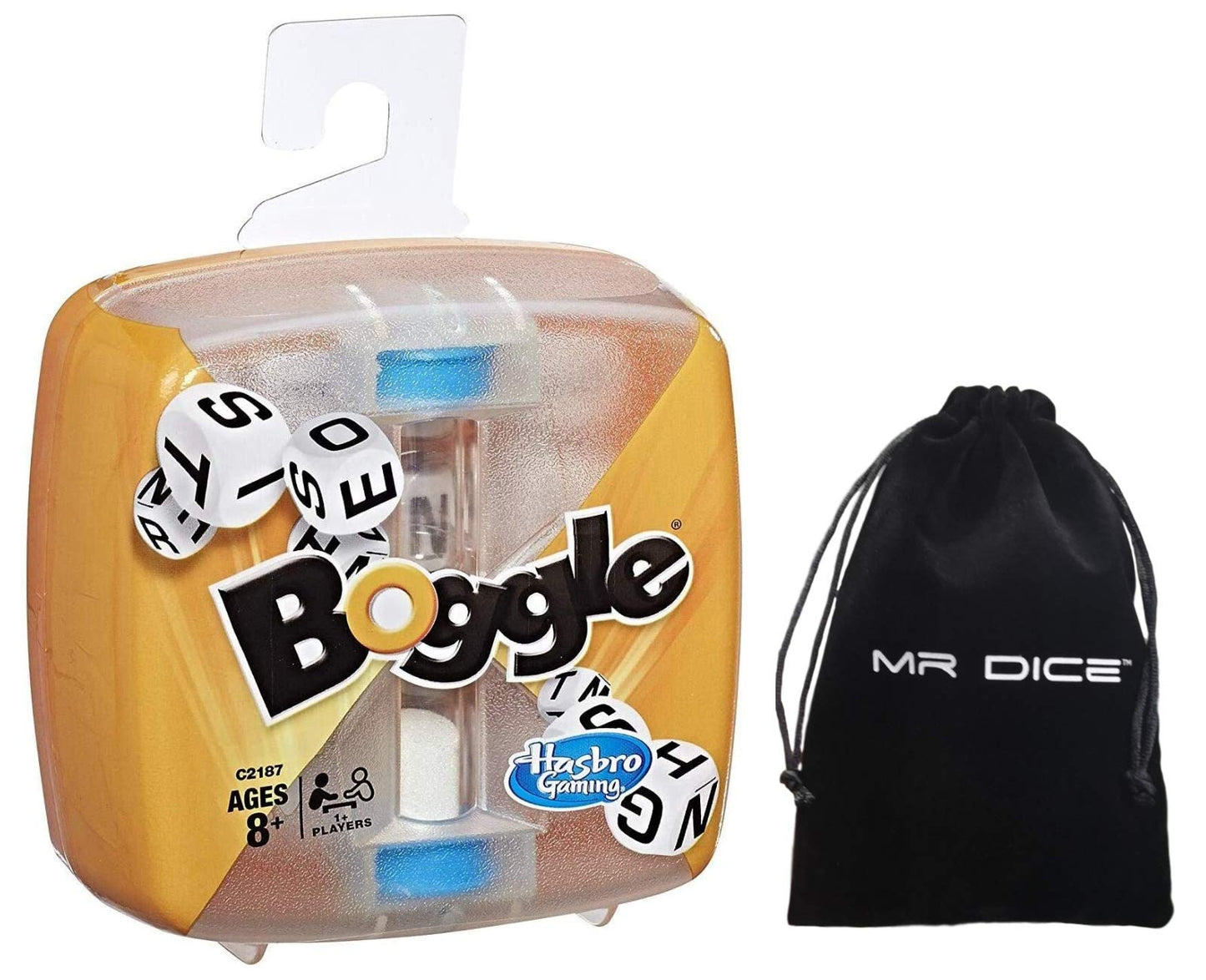 Mr Dice Boggle Games For Adults Bundle Drawstring Bag - Boggle Game - Boggle Classic Game - Classic Boggle