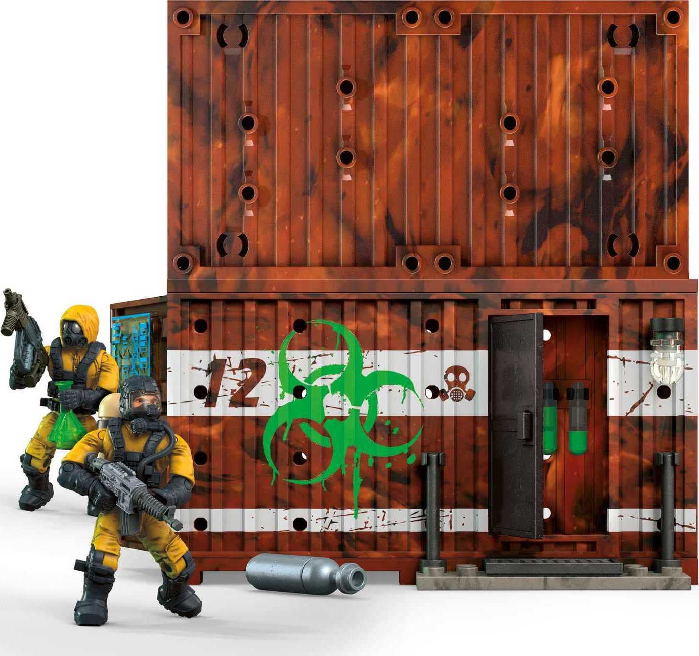 Mega Construx Call of Duty Hazmat Lab protective coveringy