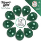 Treasures Gifted 72 Pieces Pine Green Metallic Balloons - Large Latex Balloons - Birthday Decorations - Unisex