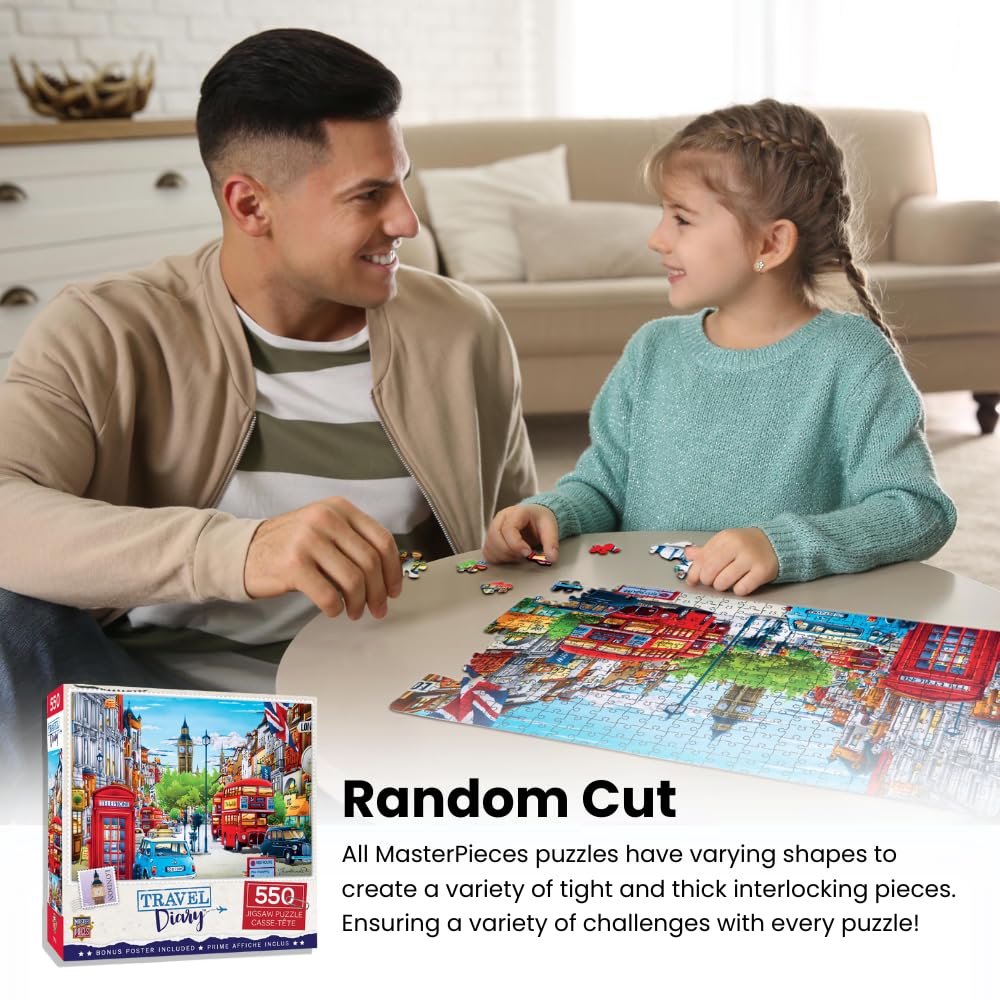 Masterpieces 550 Piece Jigsaw Puzzle For Adults, Family, Or Kids - Barcelona - 18'X24'