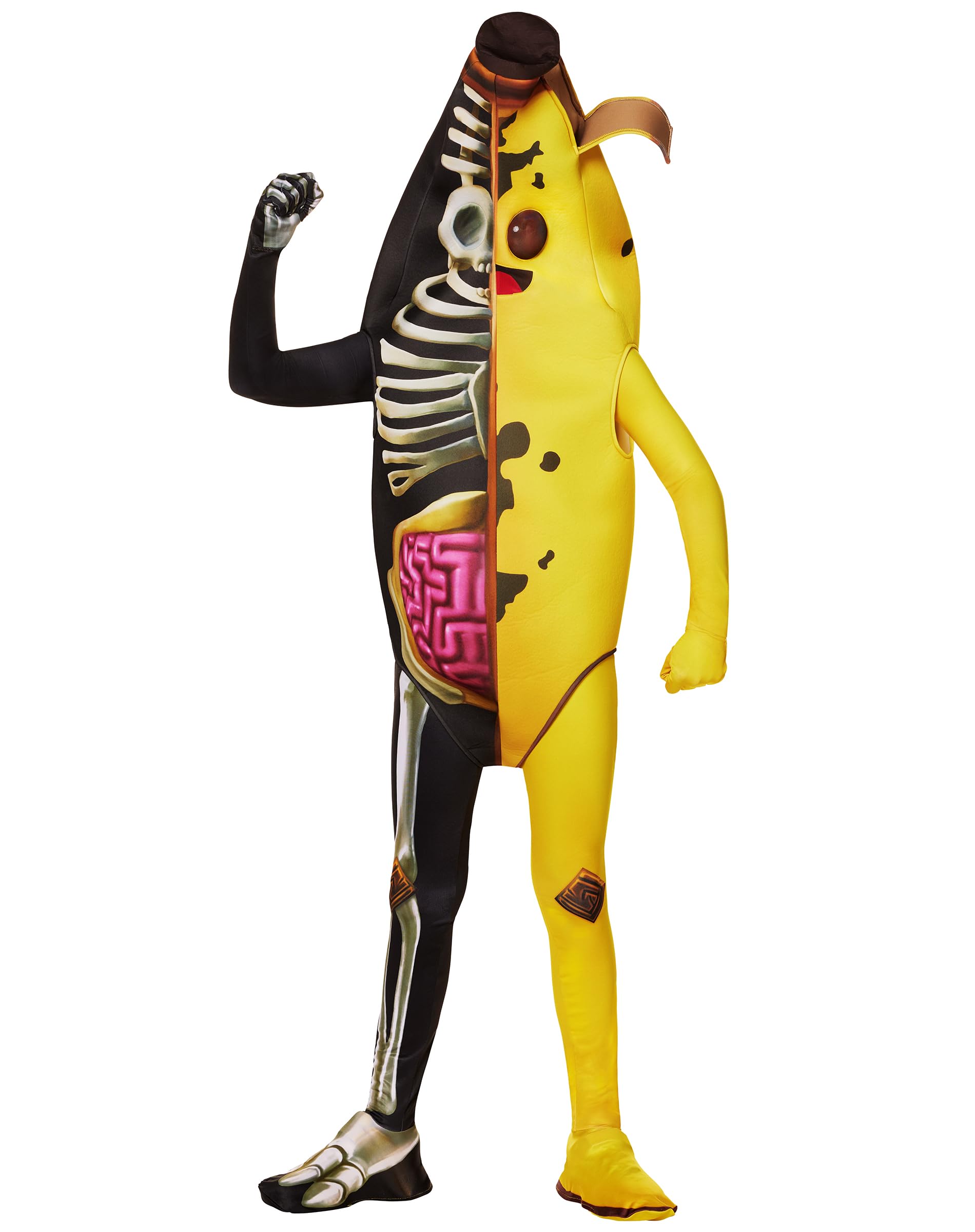 Spirit Halloween Fortnite Youth Peely Bone Costume | Officially Licensed | Fortnite Outfit | Gaming Costumes