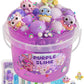 Purple Slime Kit, Clear Slime Bucket, Slime Party Favors For Kids, Crunchy Slime Includes 10 Packs Of Slime Add-Ins, Sensory Toy