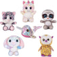 My Oli 7' Stuffed Animals Bundle Plush Toys Set Of Fairy Tale Plush Animal Toys Sloth/Unicorn/Rabbit/Narwhal/Owl/Cat Stuffed Animals Pack Of 6 For Babies Kids Girls Boys