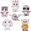My Oli 7' Stuffed Animals Bundle Plush Toys Set Of Fairy Tale Plush Animal Toys Sloth/Unicorn/Rabbit/Narwhal/Owl/Cat Stuffed Animals Pack Of 6 For Babies Kids Girls Boys