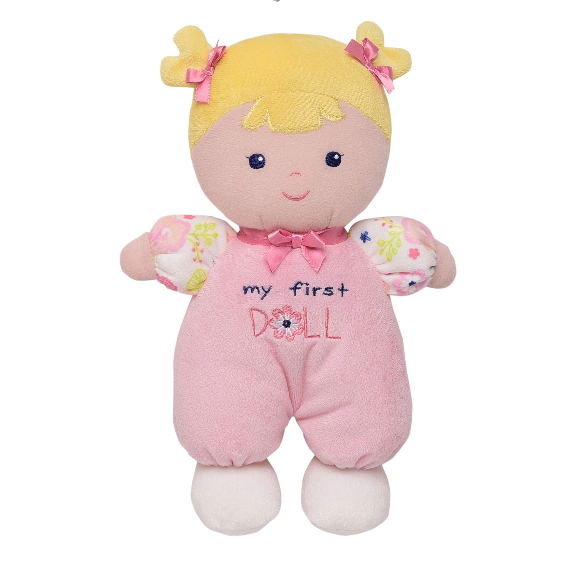 Baby Starters Plush Snuggle Buddy My First Baby Doll, Blonde Hope, 10 Inch