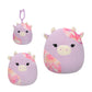 Squishmallows Original Suri Sunset Cow Plush 3-Pack - 3.5in, 5in, 8in - Multi - Model SQCR06867