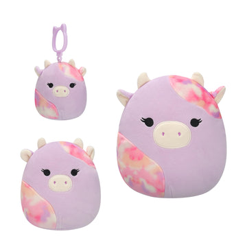 Squishmallows Original Suri Sunset Cow Plush 3-Pack - 3.5in, 5in, 8in - Multi - Model SQCR06867