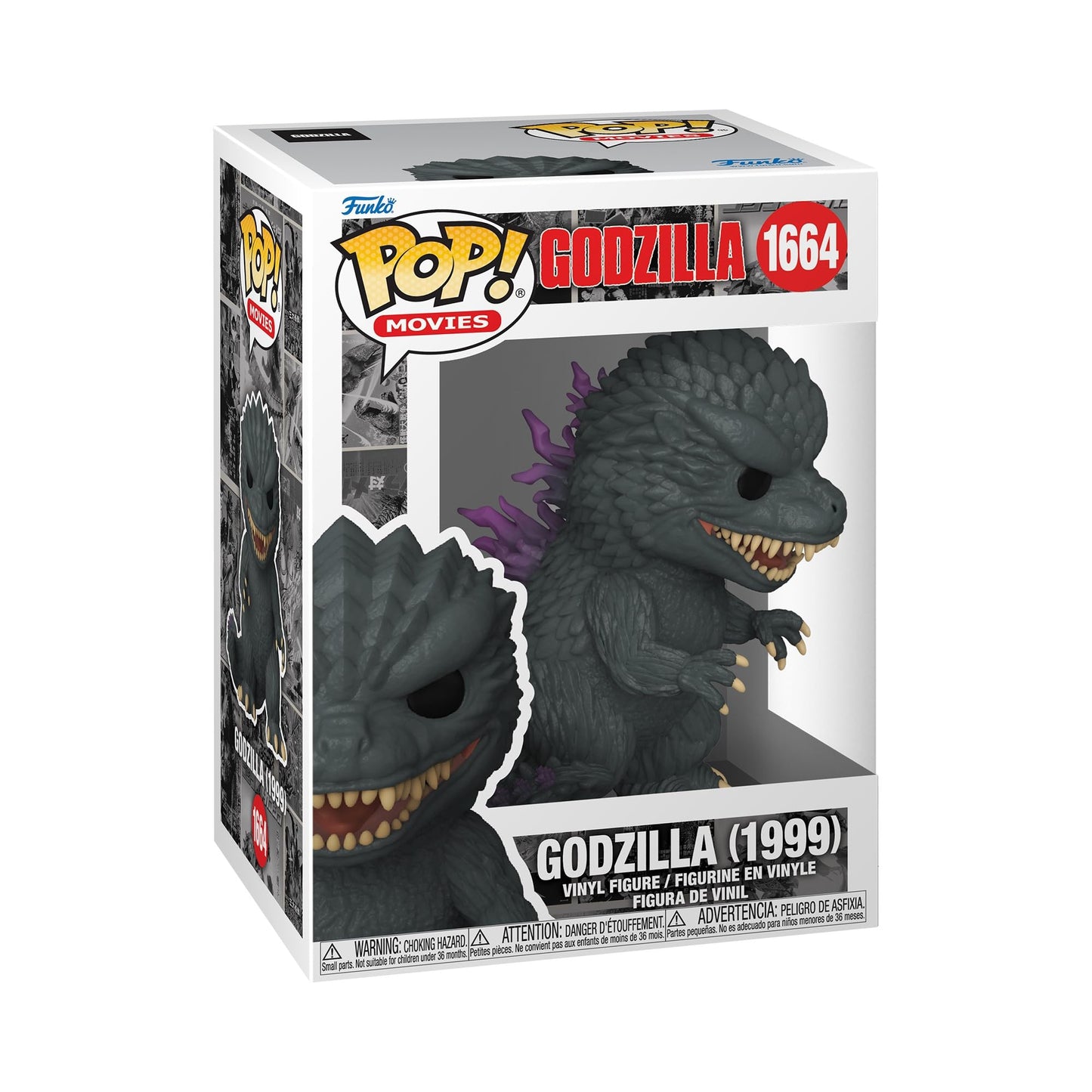 Funko Pop Movies: Godzilla 70Th Anniversary - Godzilla 1999 - Collectable Vinyl Figure - Gift Idea - Official Merchandise - For Kids & Adults - Movies Fans - Model Figure For Collectors And Display