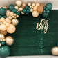 Bezente Dark Green Giant Balloons 36 Inch - 8 Pack Jumbo Green Balloons Large Round Emerald Green Latex Balloons For Baby Shower