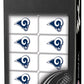 Masterpieces Officially Licensed NFL Los Angeles Rams 28 Piece Dominoes Game for Adults