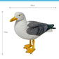 SATOHA Quay Traders Nautical Theme Seagull - 22 cm Resin Decor - White, Model JGJNV131