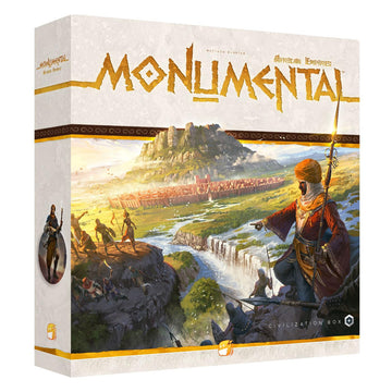 Monumental African Empires Expansion - Civilization & Deckbuilding Board Game, Ages 10+, 1-5 Players, 90-120 Min